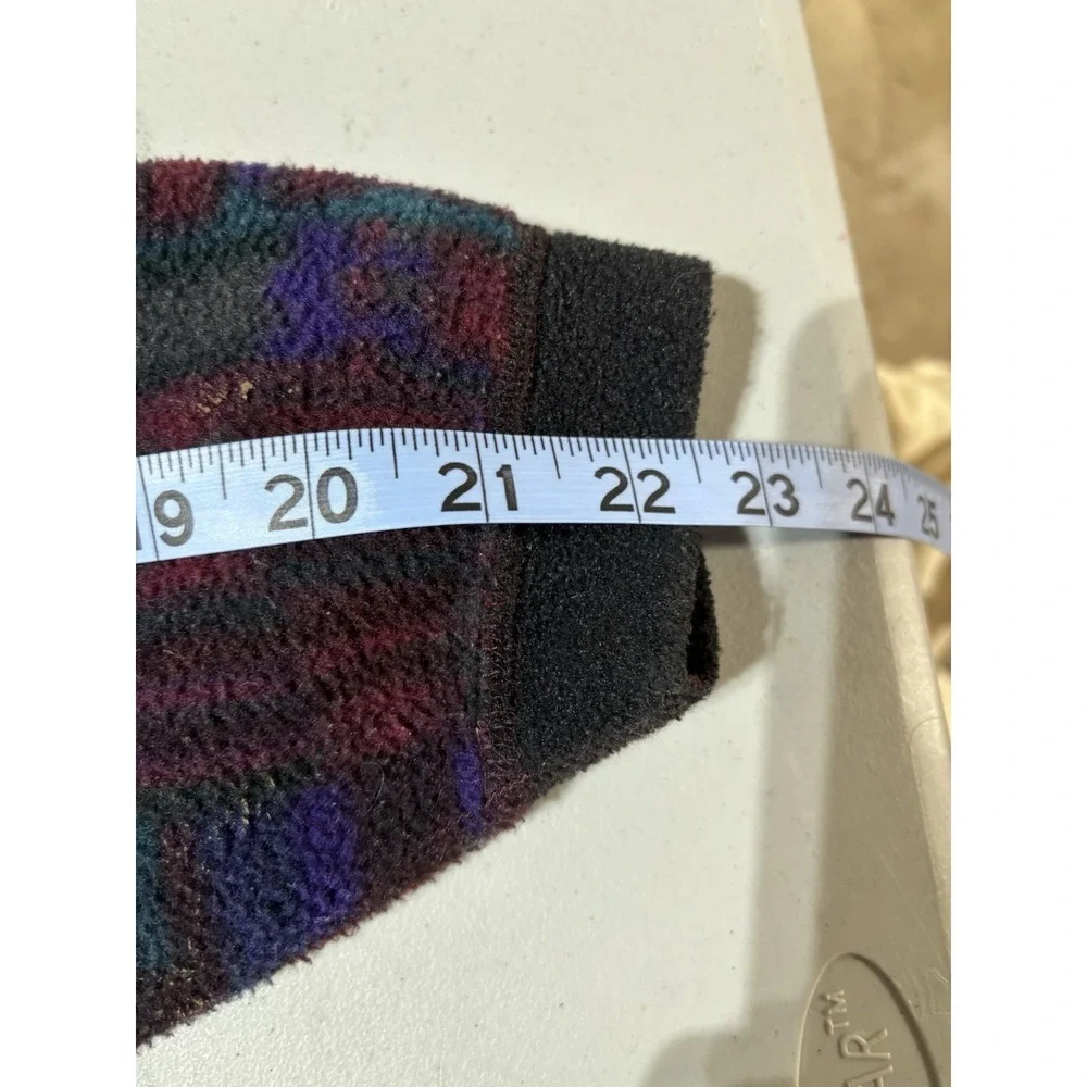 Vintage 90's REI Polar Fleece Full Zip Jacket XS Tribal Pattern - Picture 7 of 7